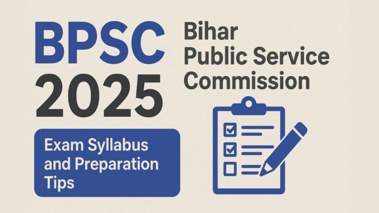 BPSC 2025 Complete Guide on Bihar Public Service Commission Exams, Syllabus, Eligibility and Updates
