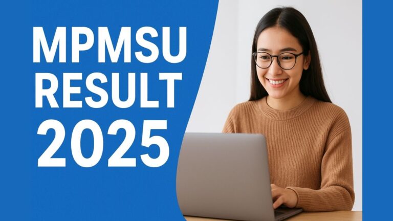 MPMSU Result 2025 Check Latest Updates, Direct Links, and Download Marksheet